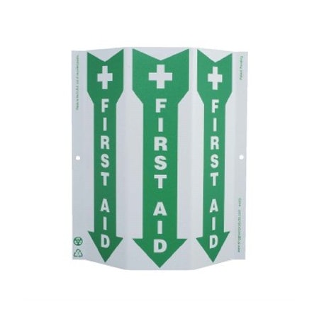 Nmc Tri-View Slim, Graphic, First Aid, 12x9,  GW4056